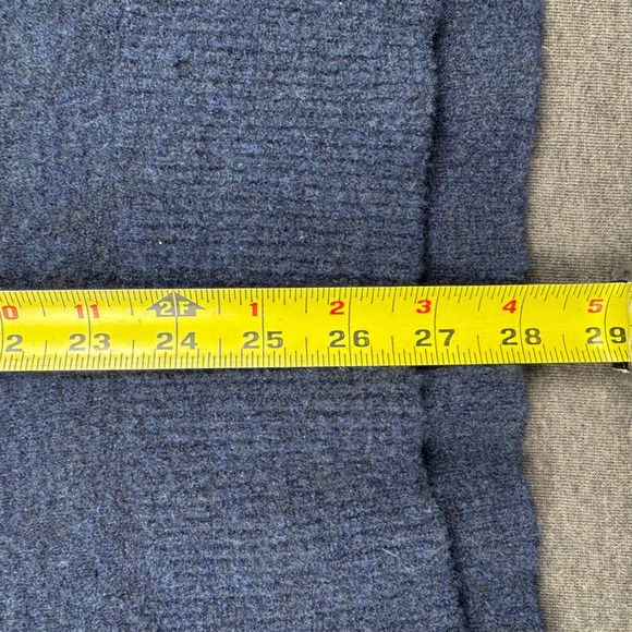 Banana Republic Blue V Neck Wool Blend Sweater Top Size L - Picture 3 of 11